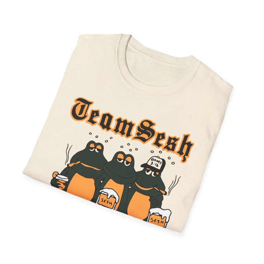 Bones Teamsesh Bottom Text Frogs Unisex Softstyle T-shirt