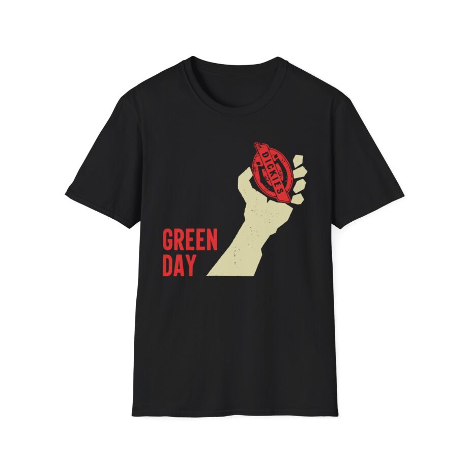 Green Day Dickies Heart Grenade Unisex Softstyle T-shirt
