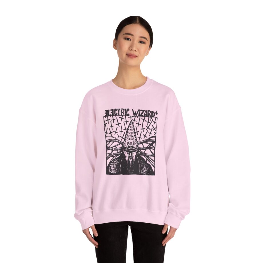 Electric Wizard Doom Sludge Stoner Metal Poster Unisex Heavy Blend™ Crewneck Sweatshirt