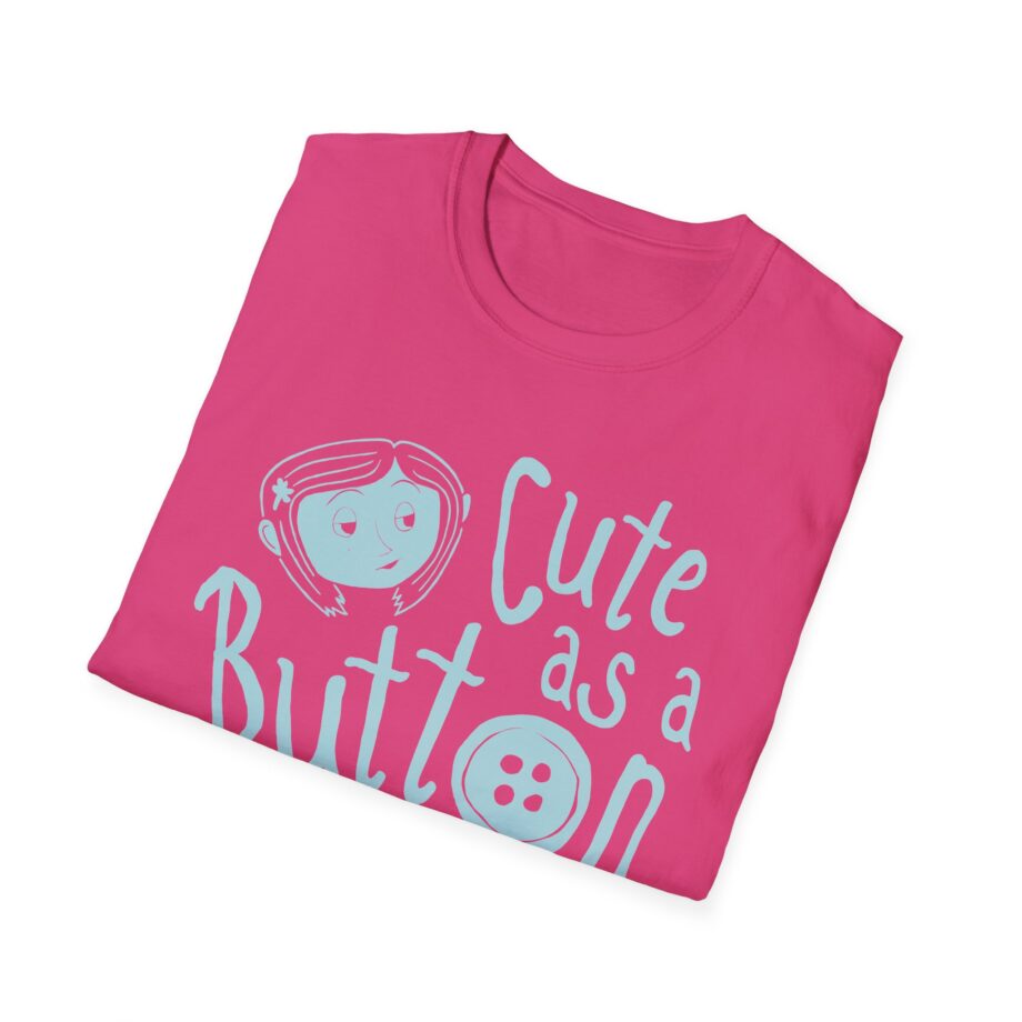 Coraline Cute Button Unisex Softstyle T-shirt