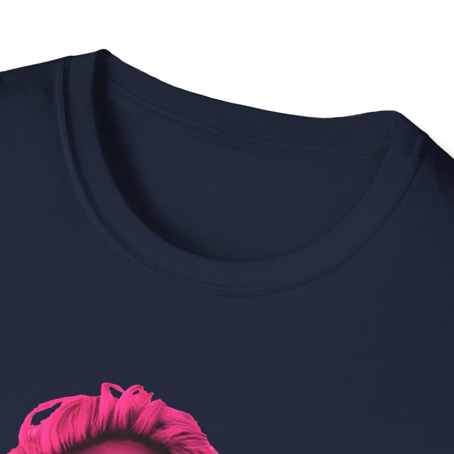 P!nk Silhouette Photo Peach Unisex Softstyle T-Shirt