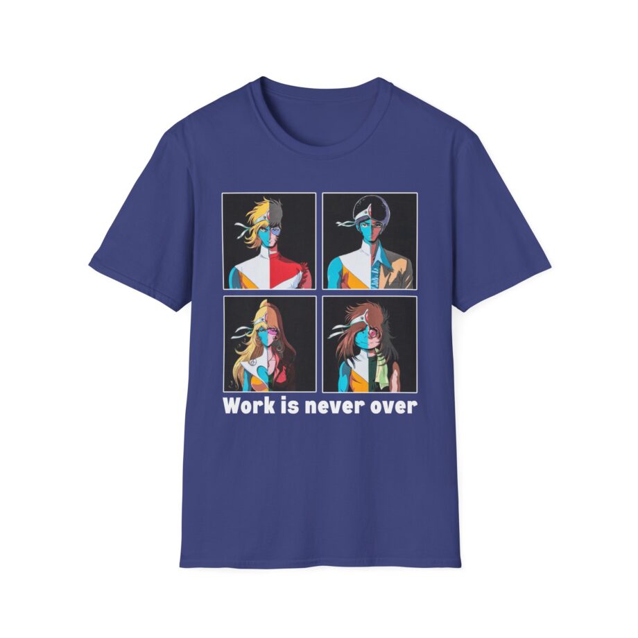 Daft Punk Work is Never Over Unisex Softstyle T-shirt