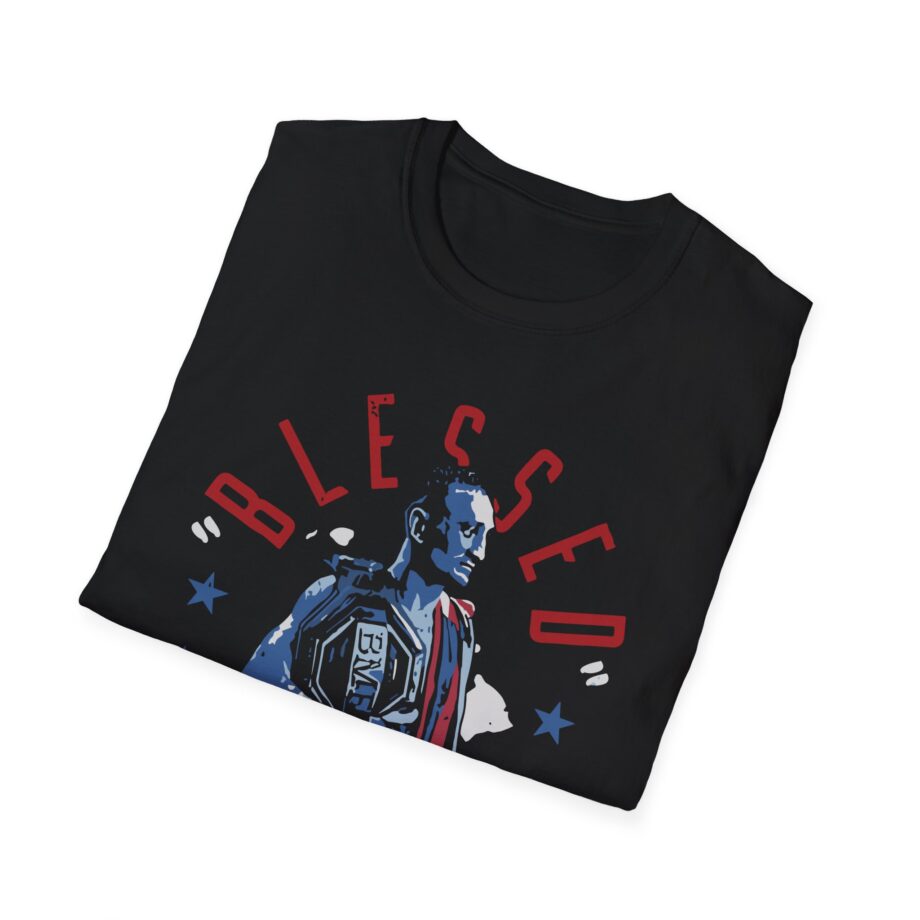 Max Holloway Blessed Bmf Champion Unisex Softstyle T-shirt