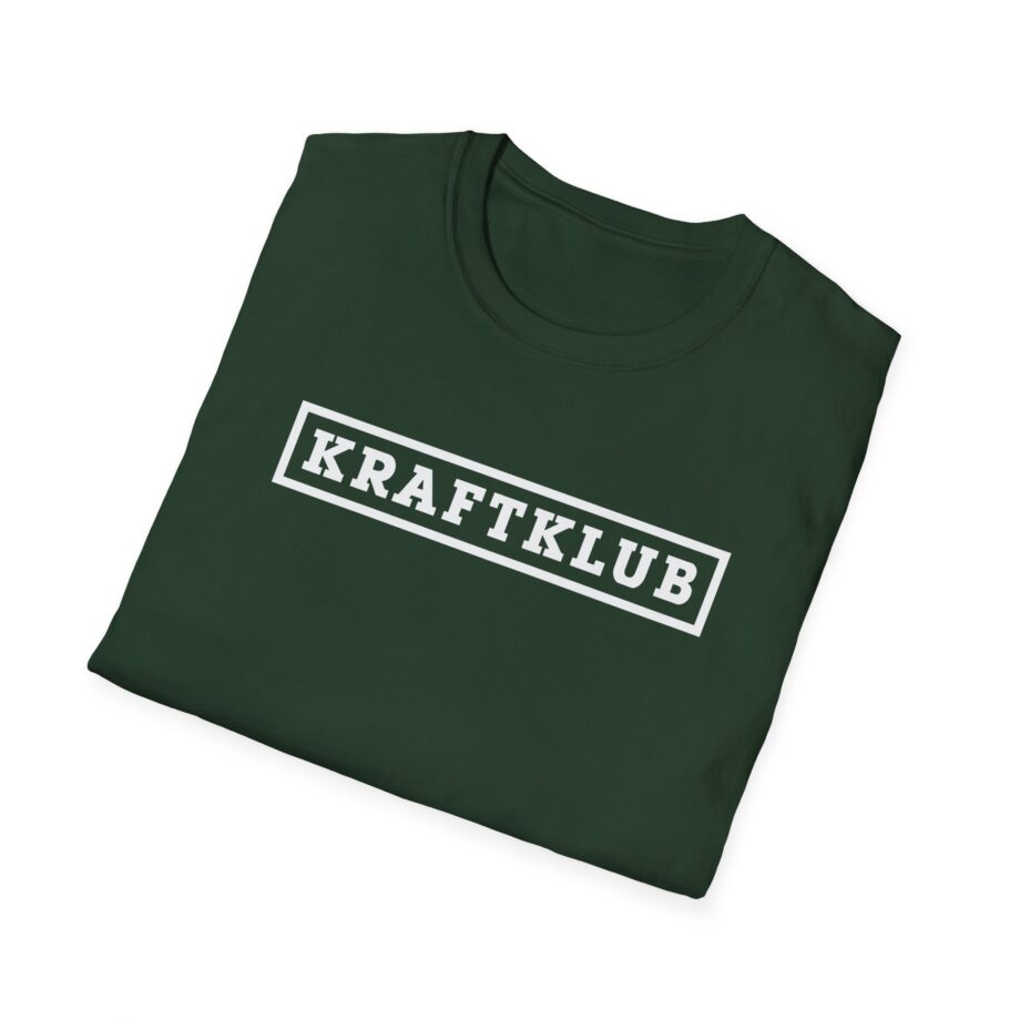 Kraftklub Lettering  Unisex Softstyle T-Shirt
