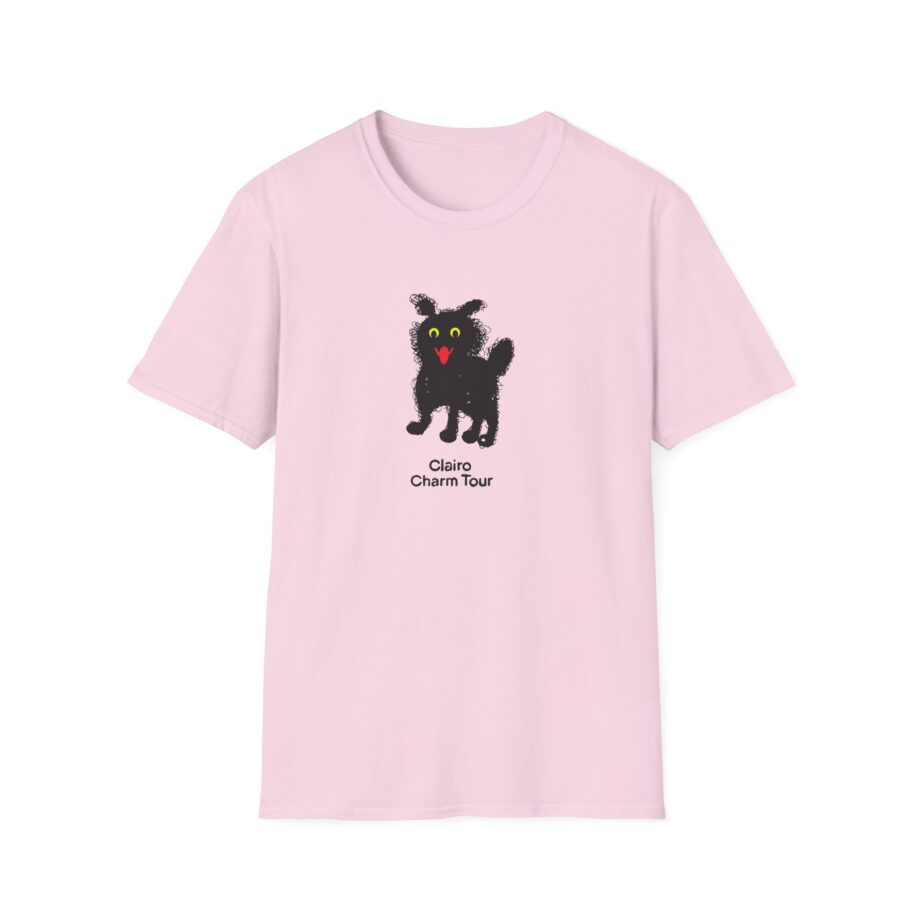 Clairo Charm Fuzzy Cat Tour Unisex Softstyle T-Shirt