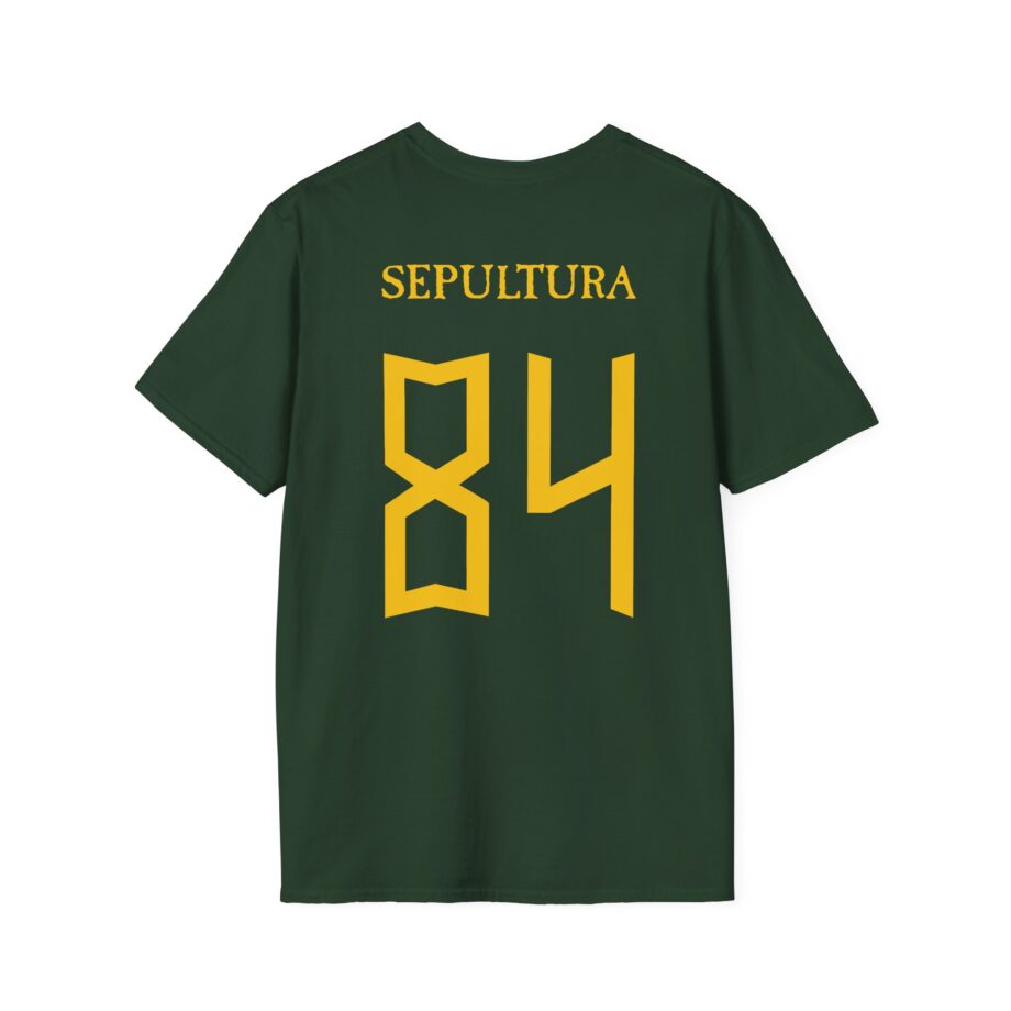 Sepultura 40th Anniversary Soccer Unisex Softstyle T-shirt