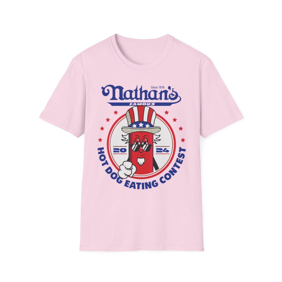 Matt Stonie Nathans Famous 2024 Hot Dog Eating Contest Unisex Softstyle T-shirt