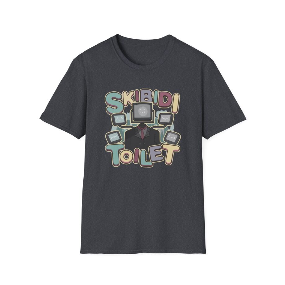 Dafuqboom Large Tv Man Static Unisex Softstyle T-Shirt