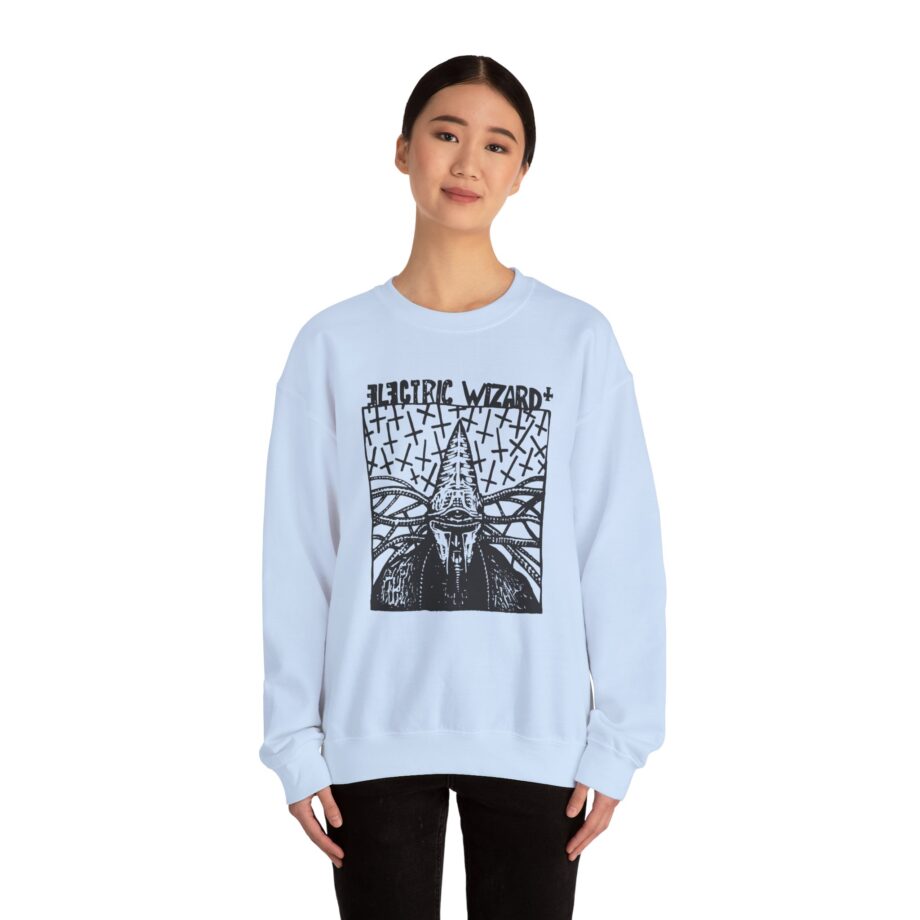 Electric Wizard Doom Sludge Stoner Metal Poster Unisex Heavy Blend™ Crewneck Sweatshirt