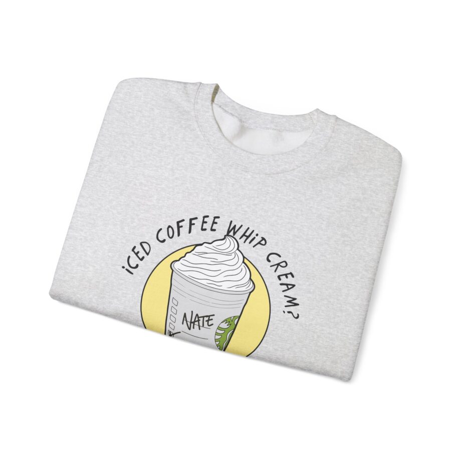Nate Bargatze - Iced Coffee Whip Cream? Unisex Heavy Blend™ Crewneck Sweatshirt
