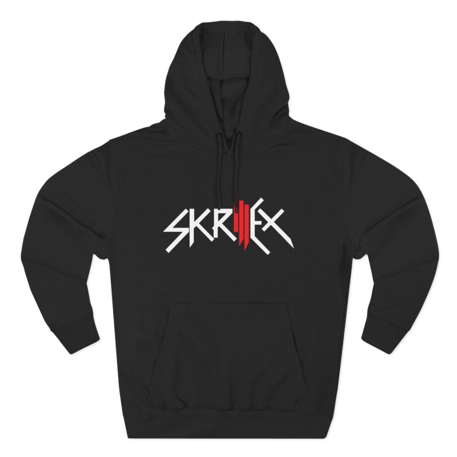 Skrillex Logo Three-Panel Fleece Hoodie