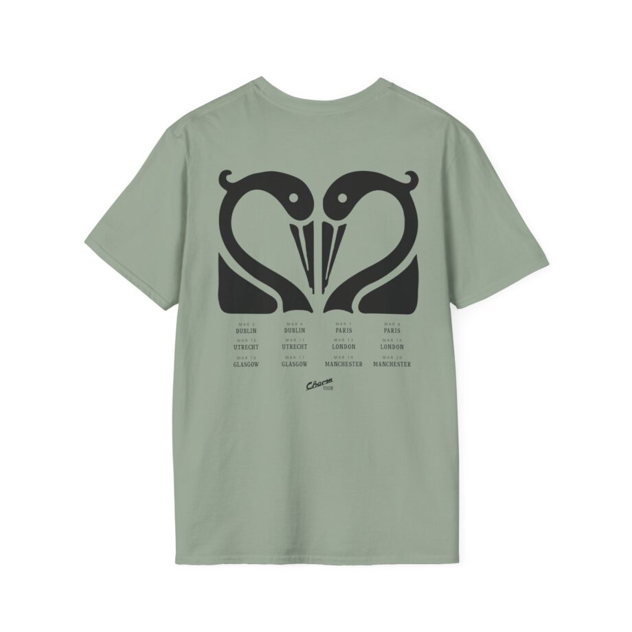 Clairo Charm Swan Europe Tour Unisex Softstyle T-Shirt