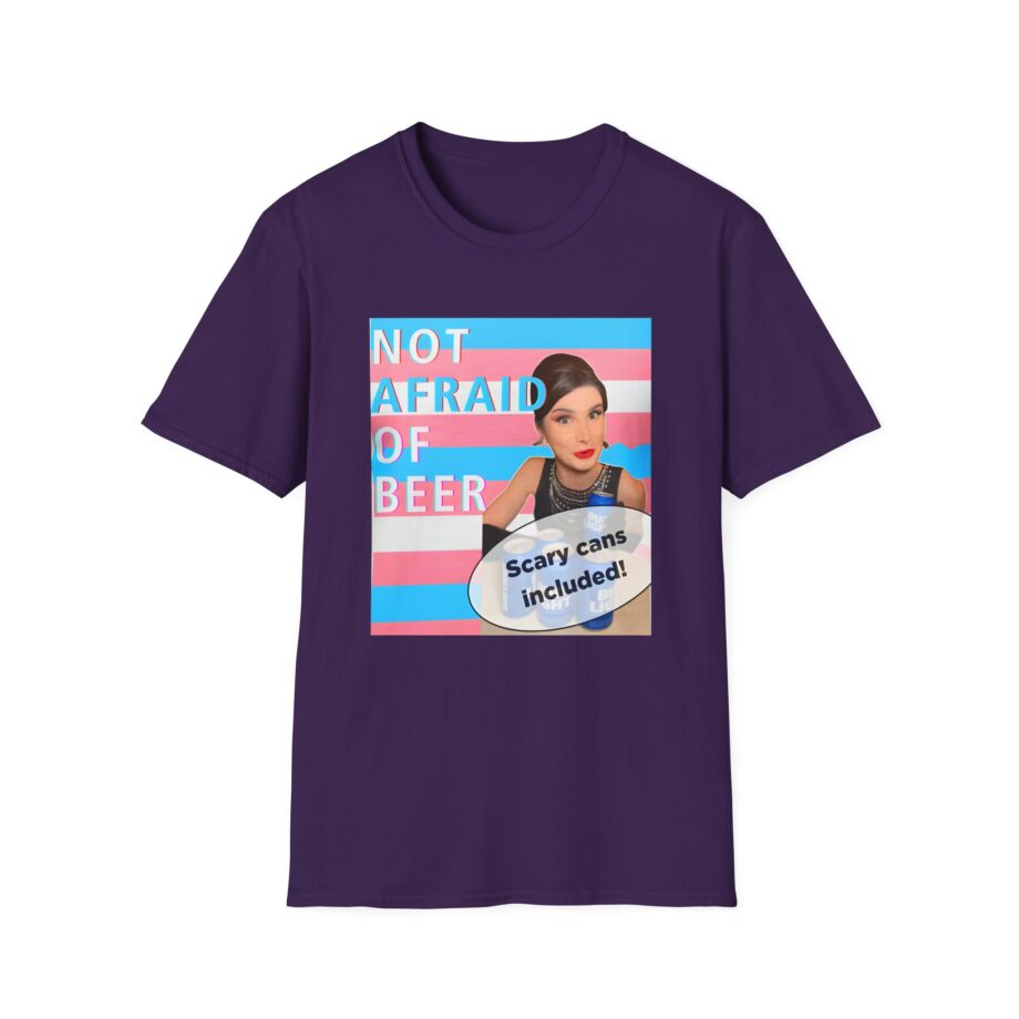 Dylan Mulvaney Not Afraid of Beer Unisex Softstyle T-Shirt