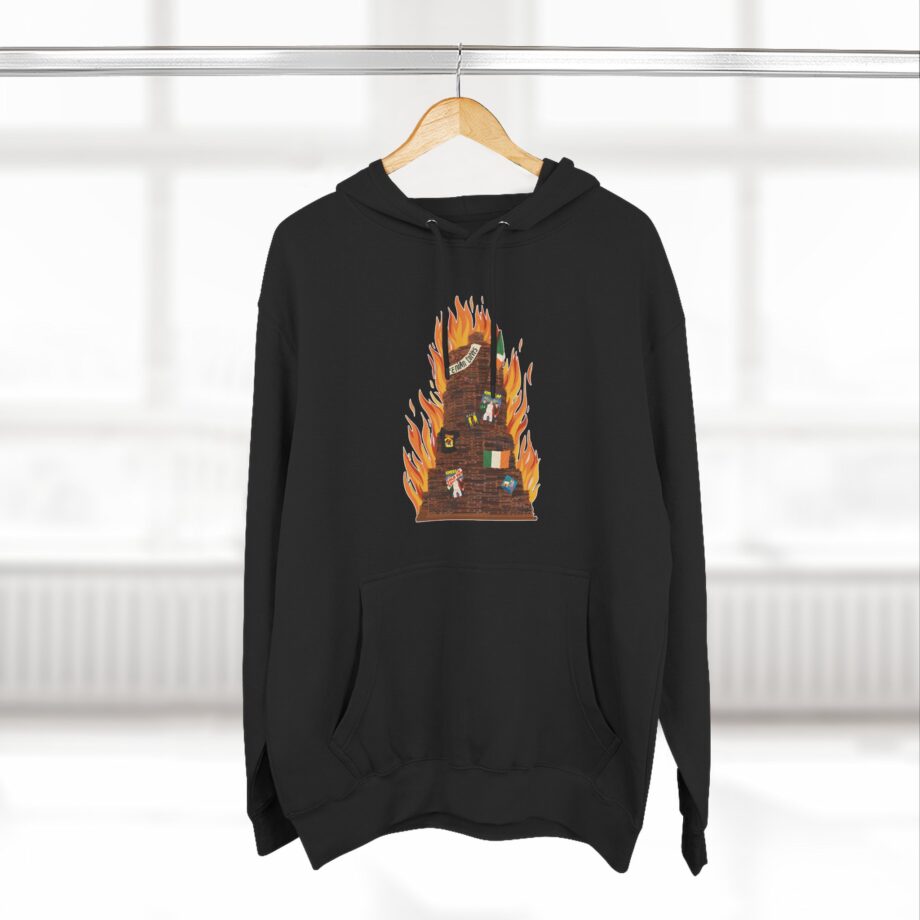 Kneecap Three-Panel Fleece Hoodie