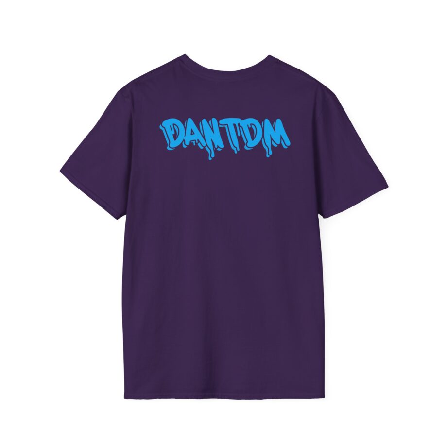 Dan Tdm Graffiti Blue Foil Unisex Softstyle T-shirt