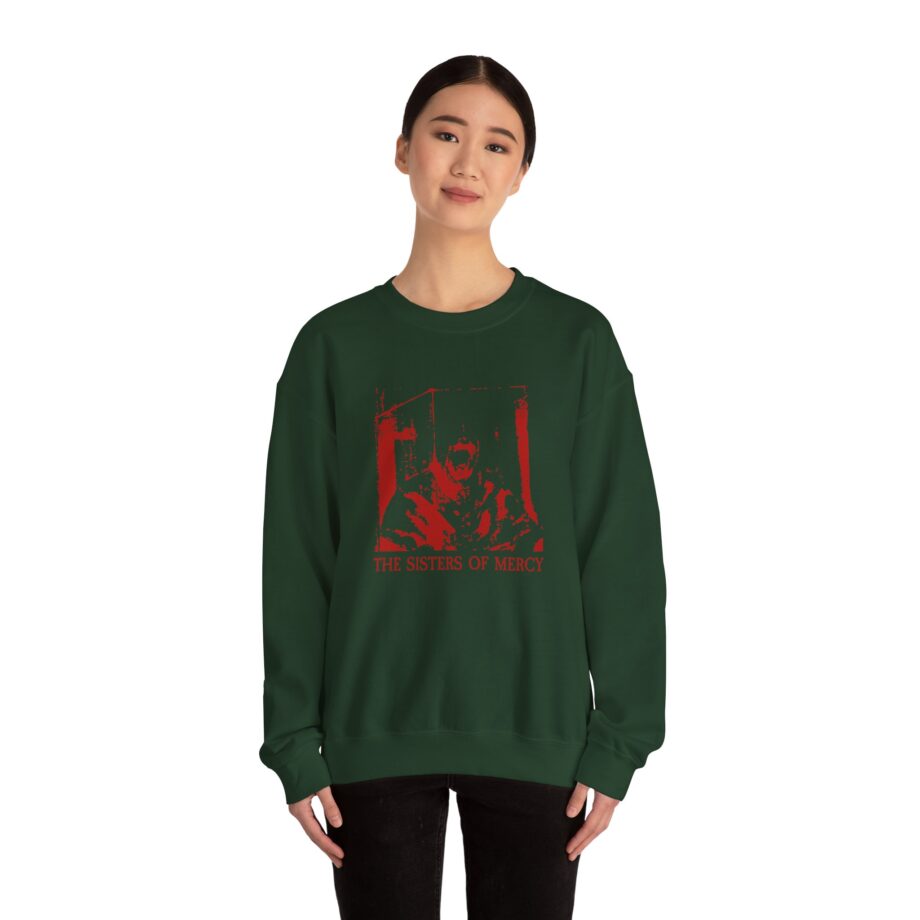 The Sisters Of Mercy Red Scream Unisex Heavy Blend™ Crewneck Sweatshirt