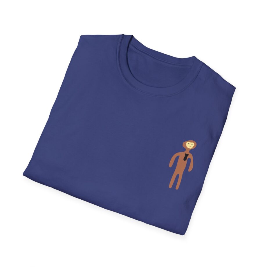 Monke Embroidered  Unisex Softstyle T-Shirt
