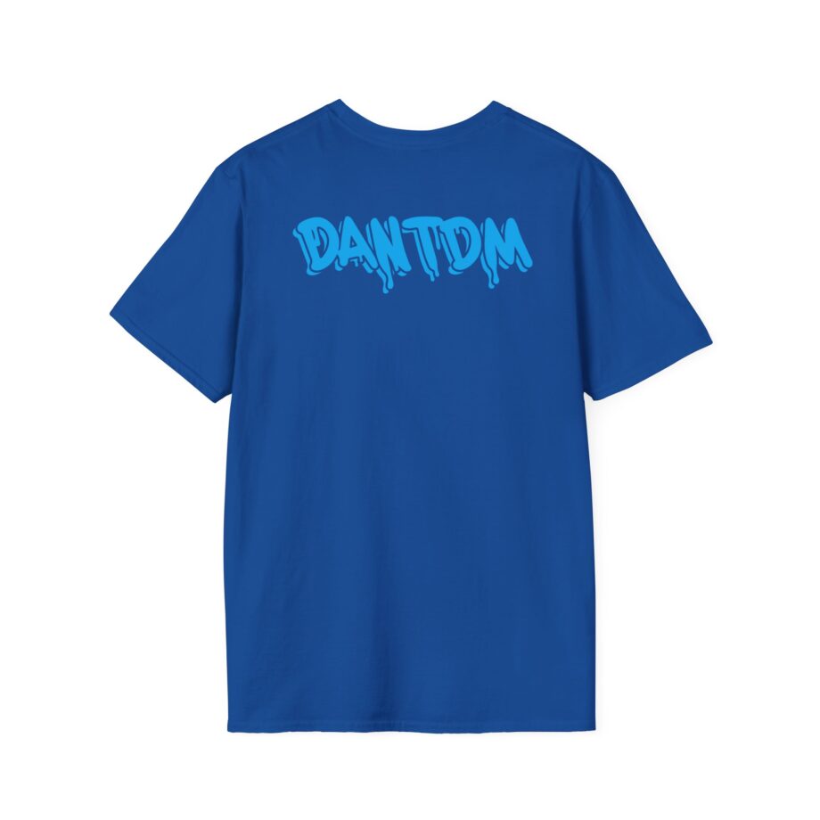Dan Tdm Graffiti Blue Foil Unisex Softstyle T-shirt