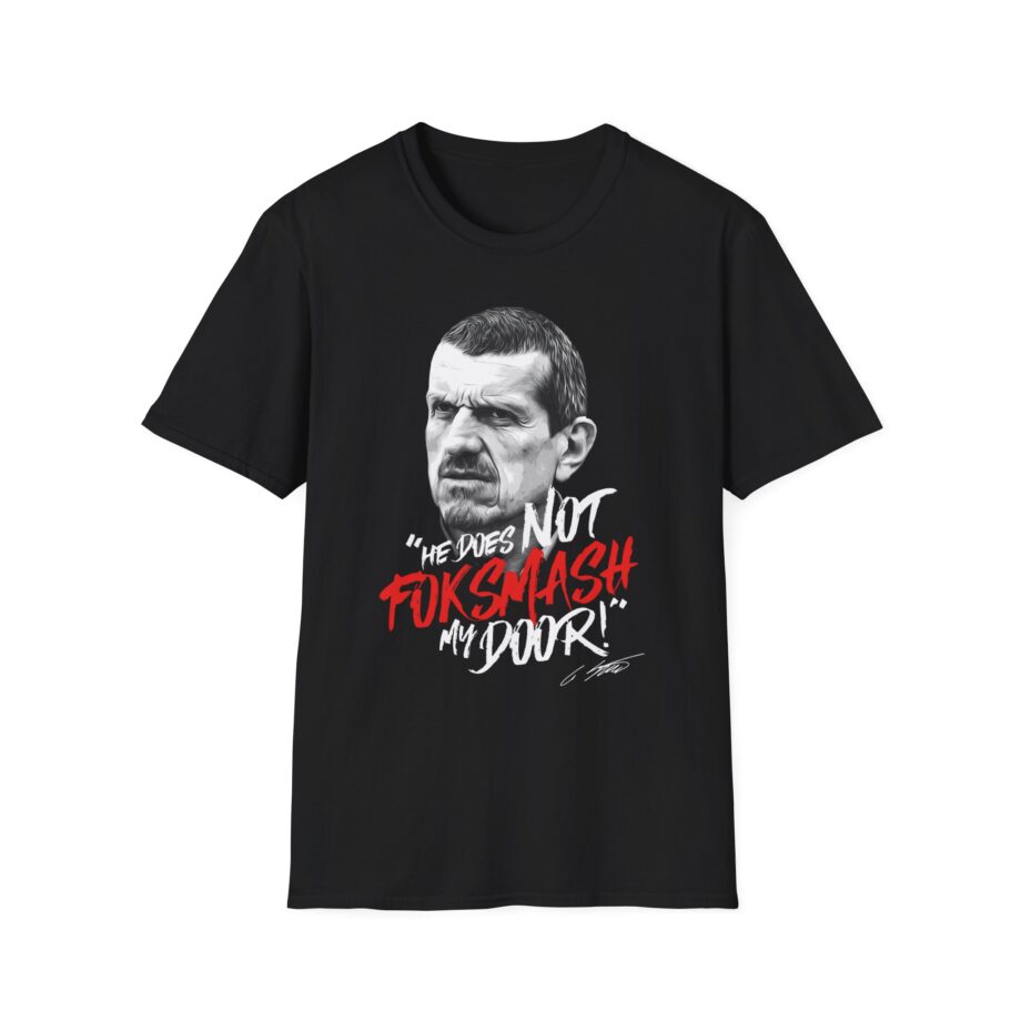Haas F1 Foksmash-face Unisex Softstyle T-Shirt