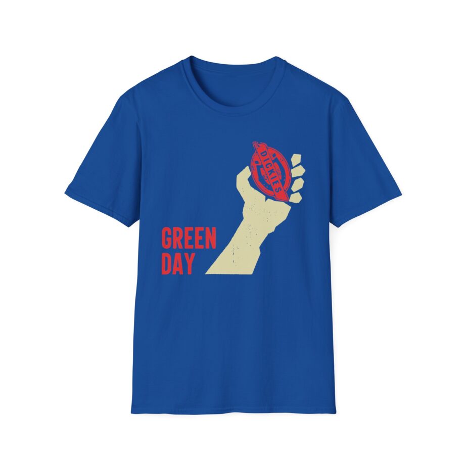 Green Day Dickies Heart Grenade Unisex Softstyle T-shirt