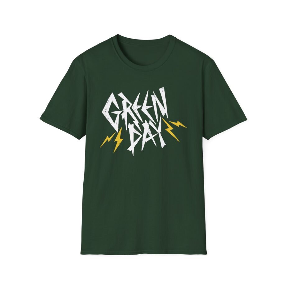Green Day Bolt Unisex Softstyle T-shirt