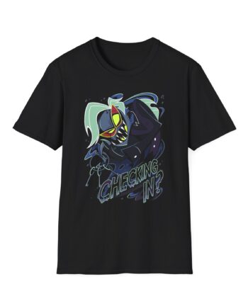 Vivziepop Checking in Unisex Softstyle T-Shirt
