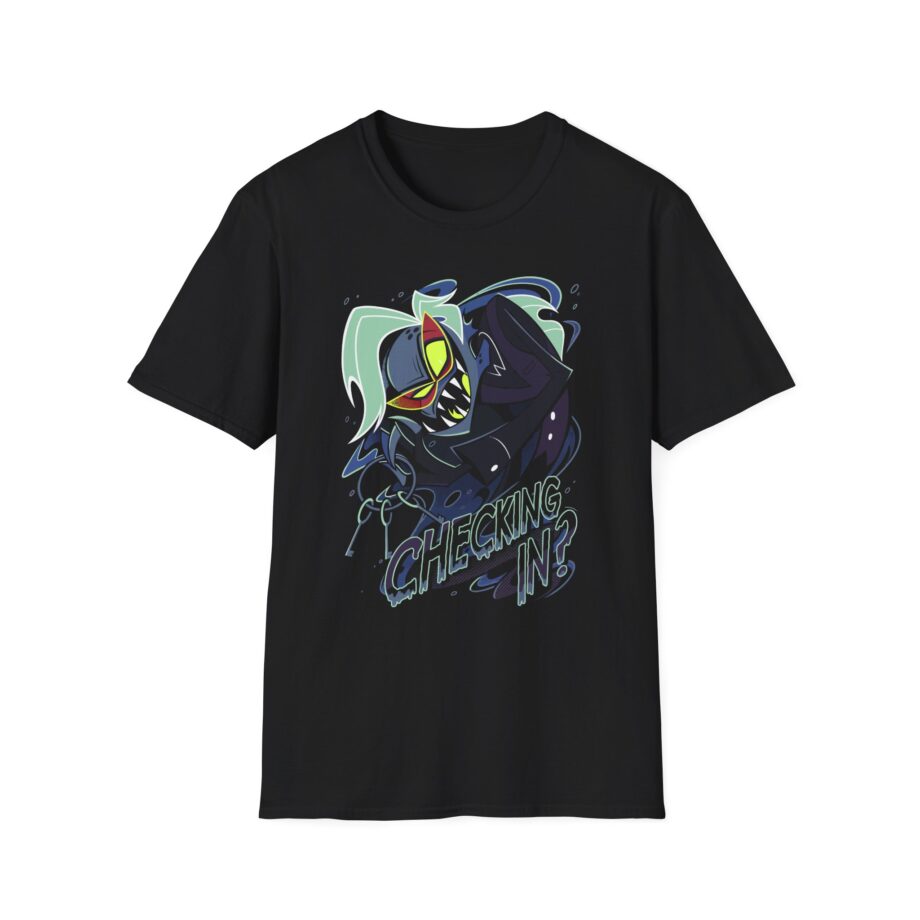 Vivziepop Checking in Unisex Softstyle T-Shirt