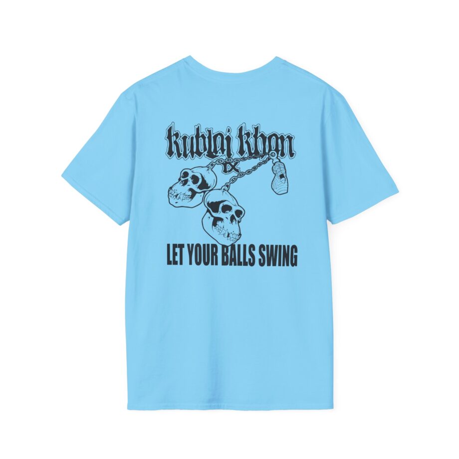 Kublai Khan - Let the Balls Swing Natural Unisex Softstyle T-shirt