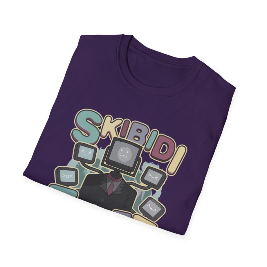 Dafuqboom Large Tv Man Static Unisex Softstyle T-Shirt