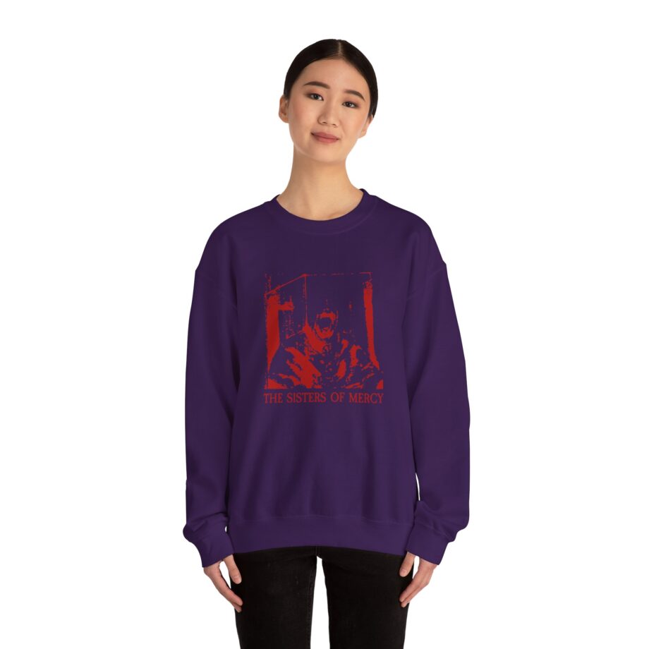 The Sisters Of Mercy Red Scream Unisex Heavy Blend™ Crewneck Sweatshirt