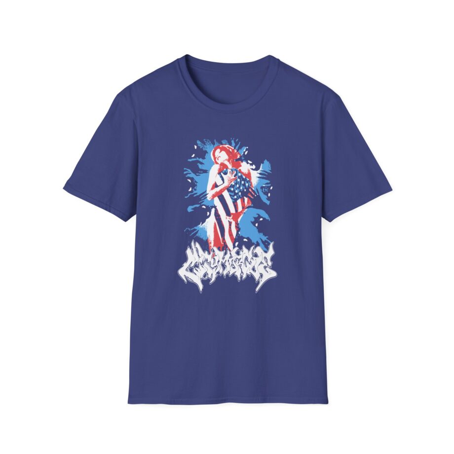CM My Bloody America Flag Unisex Softstyle T-shirt