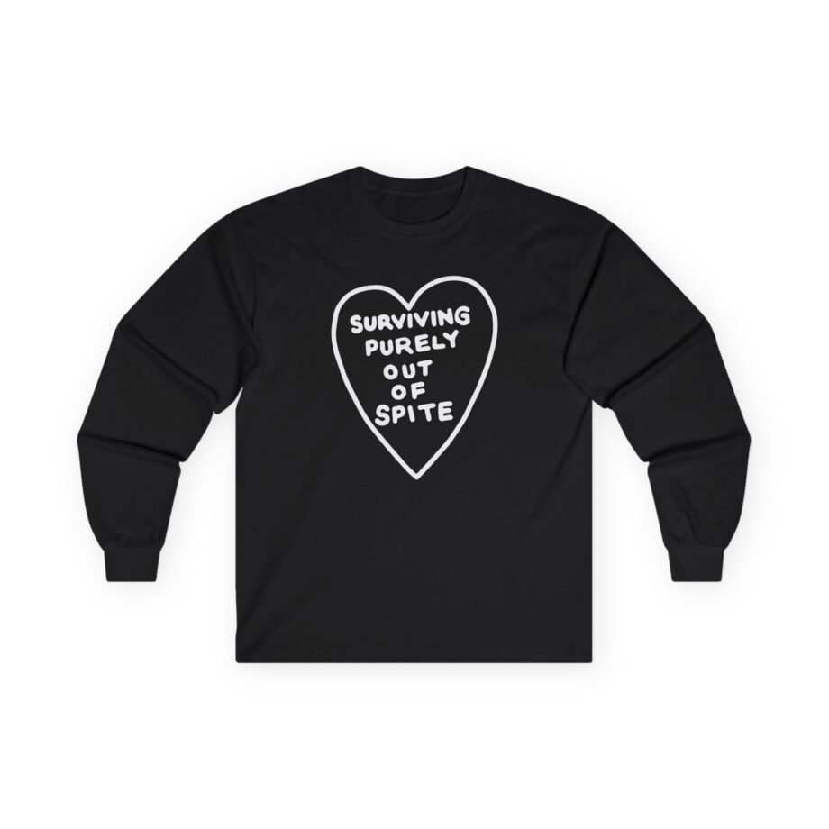 Elyse Myers Surviving Purely Out of Spite Unisex Ultra Cotton Long Sleeve Tee