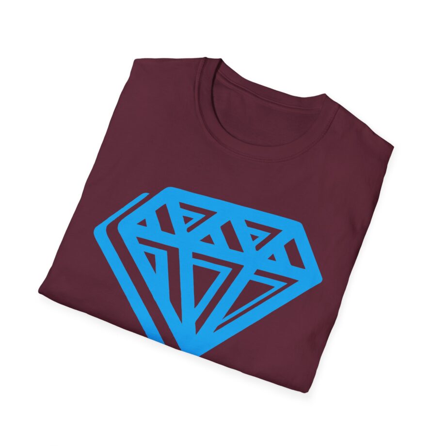 Dan Tdm Graffiti Blue Foil Unisex Softstyle T-shirt