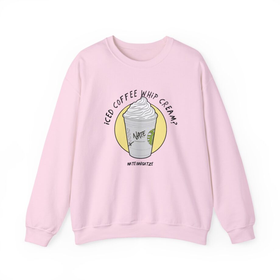 Nate Bargatze - Iced Coffee Whip Cream? Unisex Heavy Blend™ Crewneck Sweatshirt