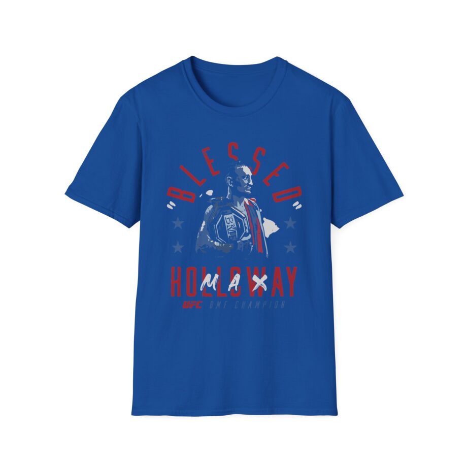 Max Holloway Blessed Bmf Champion Unisex Softstyle T-shirt