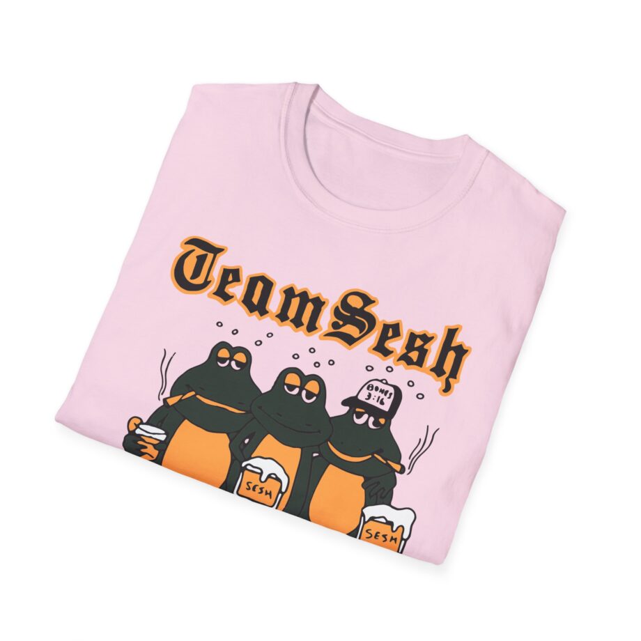 Bones Teamsesh Bottom Text Frogs Unisex Softstyle T-shirt