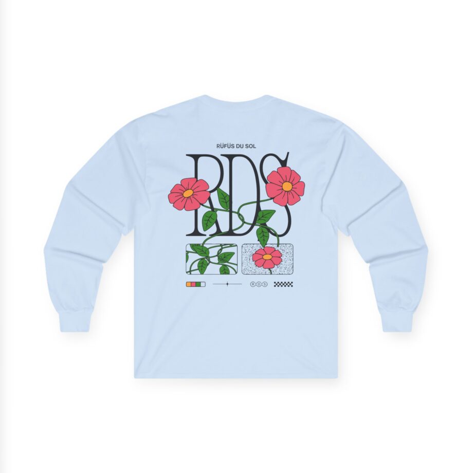 Rufus Du Sol Flower Ecru Unisex Ultra Cotton Long Sleeve Tee
