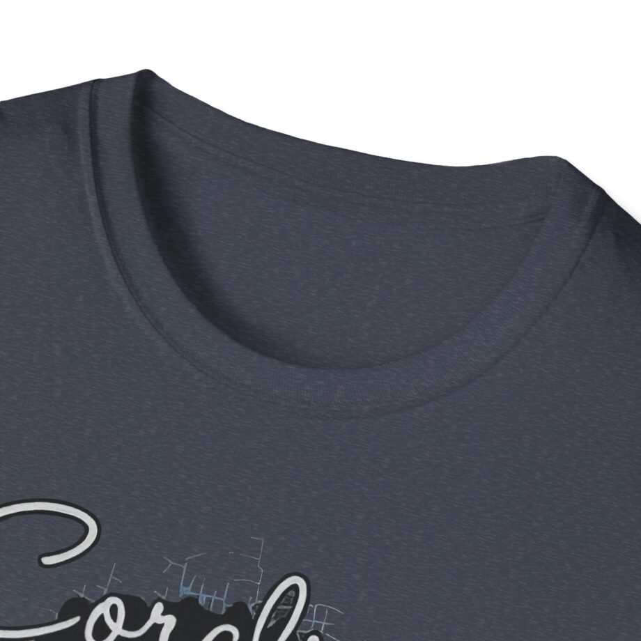 Coraline the Cat Swirl and Stars Unisex Softstyle T-shirt