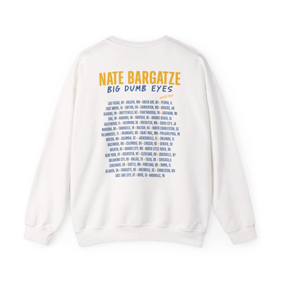 Nate Bargatze Big Dumb Eyes Tour Unisex Heavy Blend™ Crewneck Sweatshirt