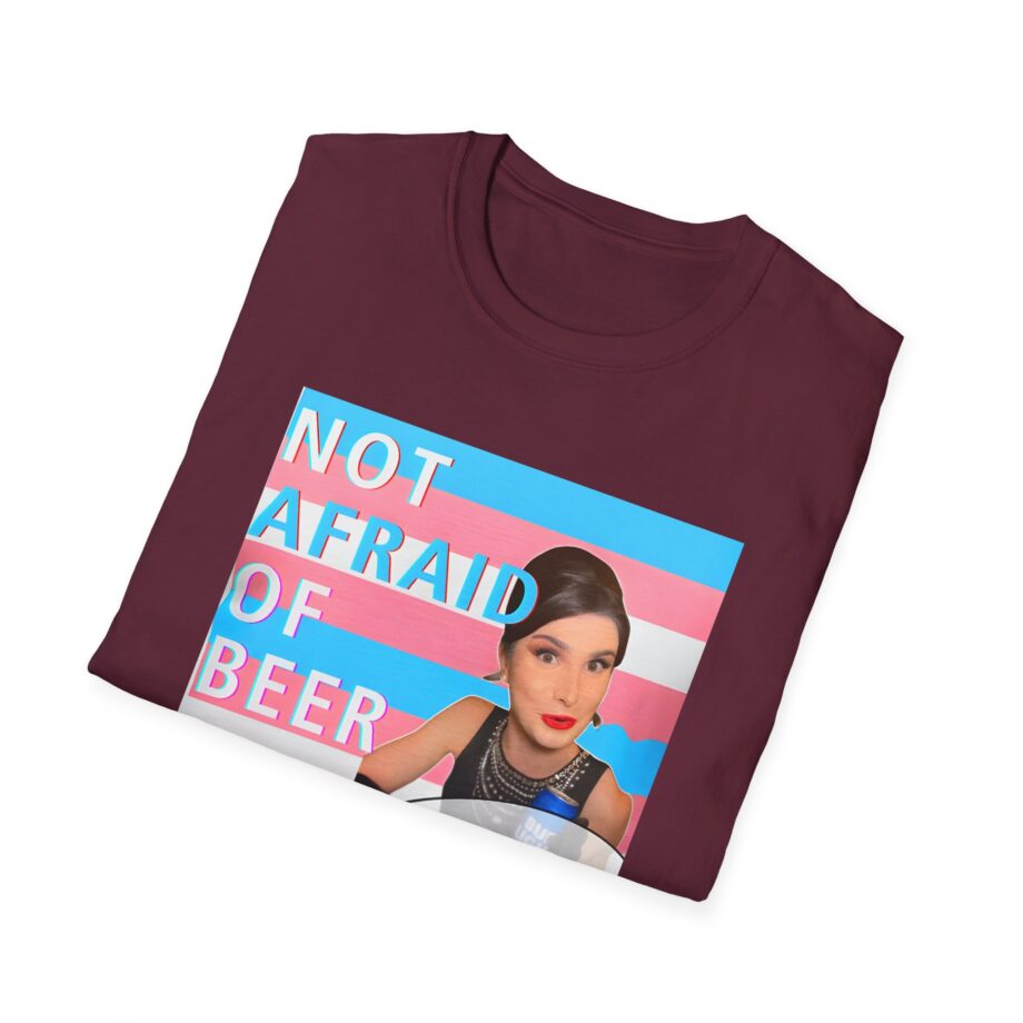 Dylan Mulvaney Not Afraid of Beer Unisex Softstyle T-Shirt