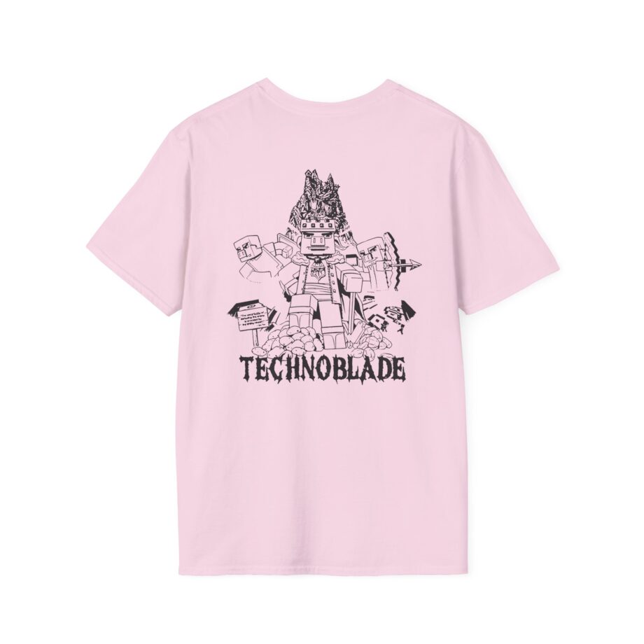 Technoblade Diamond Bow Unisex Softstyle T-shirt