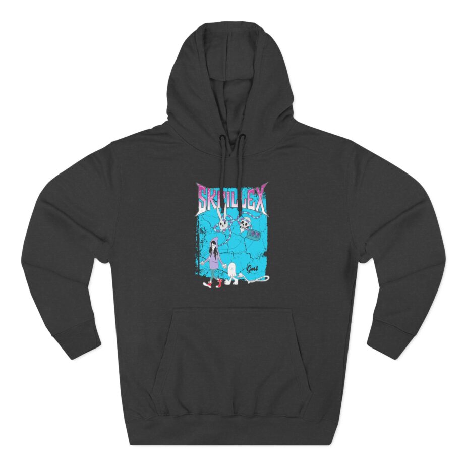 Skrillex Gost Album Cover Three-Panel Fleece Hoodie