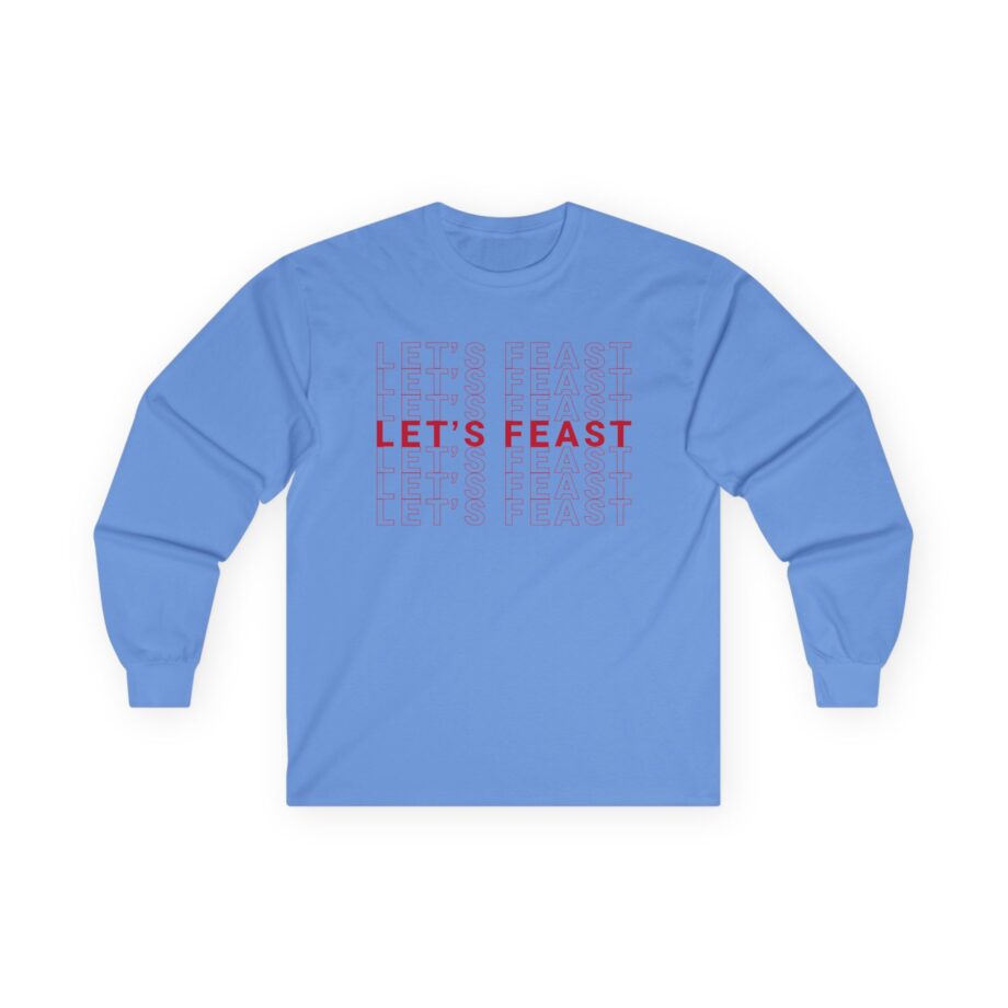 Elyse Myers Let’s Feast Ultra Cotton Long Sleeve Tee