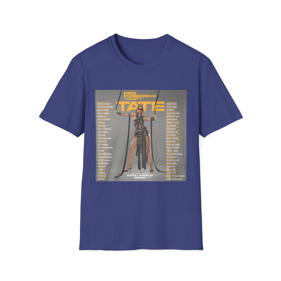 Tate Mcrae Miss Possessive Tour 2025 Unisex Softstyle T-Shirt