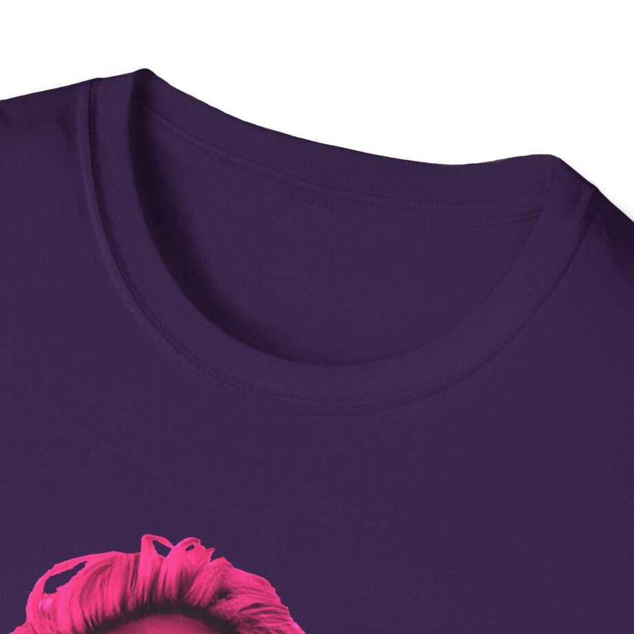 P!nk Silhouette Photo Peach Unisex Softstyle T-Shirt