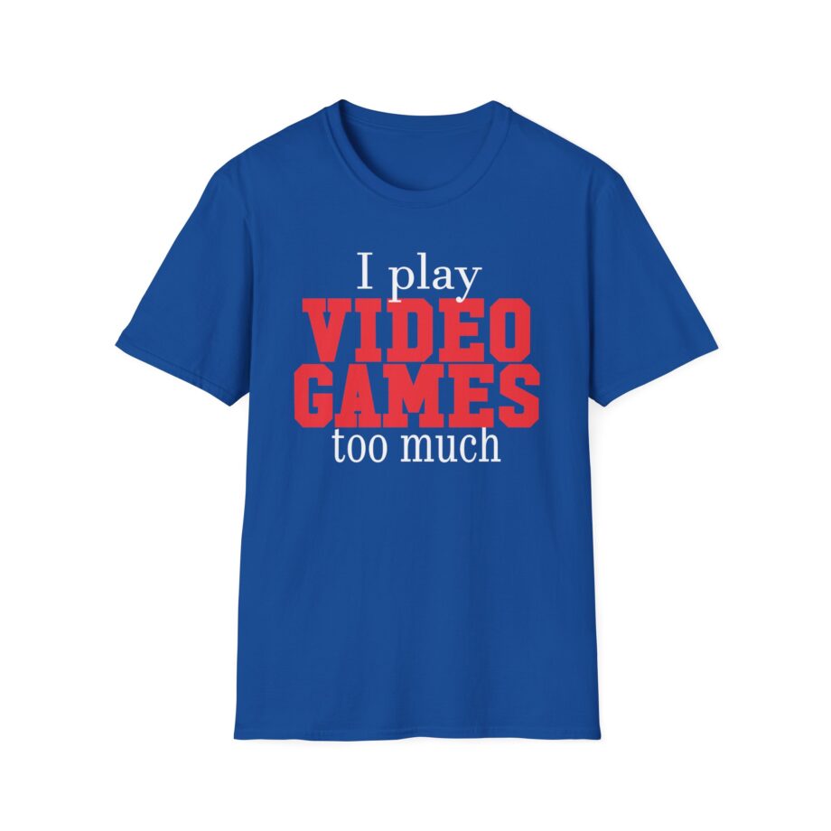 Technoblade I Play Video Games Too Much Unisex Softstyle T-shirt