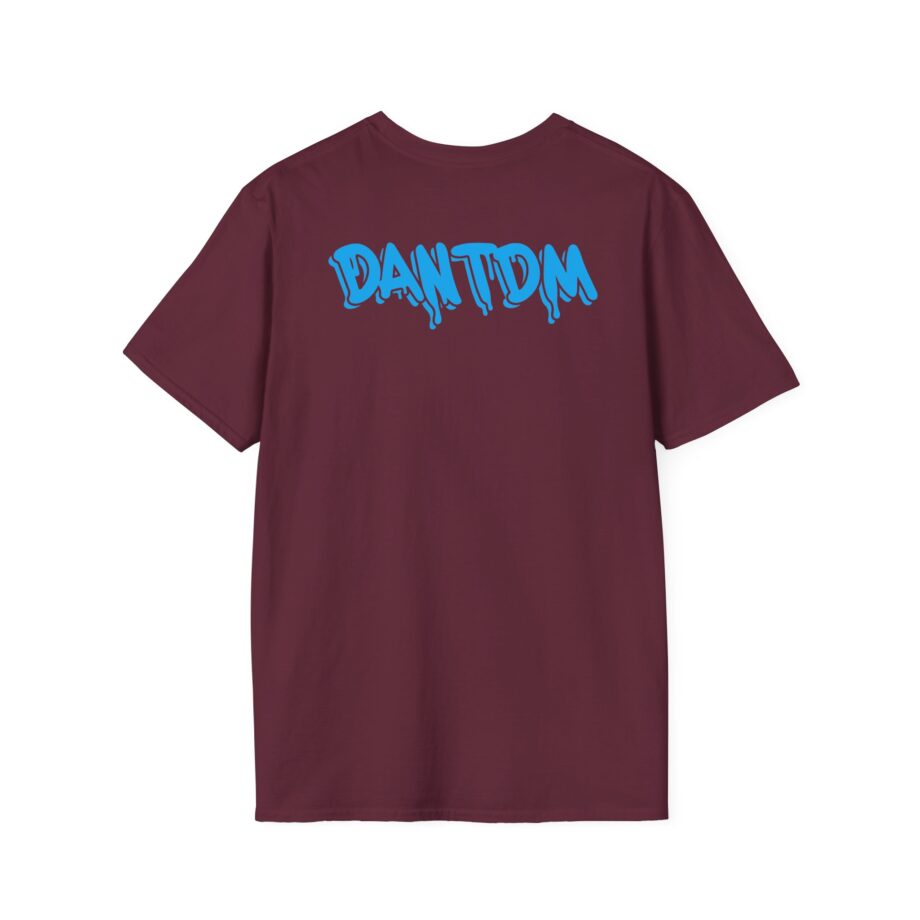 Dan Tdm Graffiti Blue Foil Unisex Softstyle T-shirt