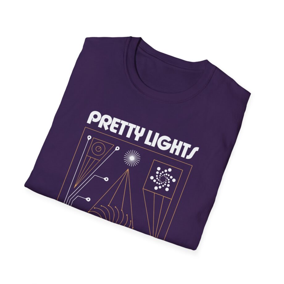 Pretty Lights Swirl Science Unisex Softstyle T-Shirt