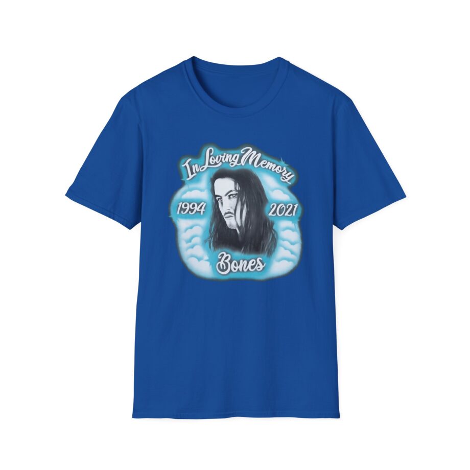 Bones in Loving Memory Unisex Softstyle T-shirt