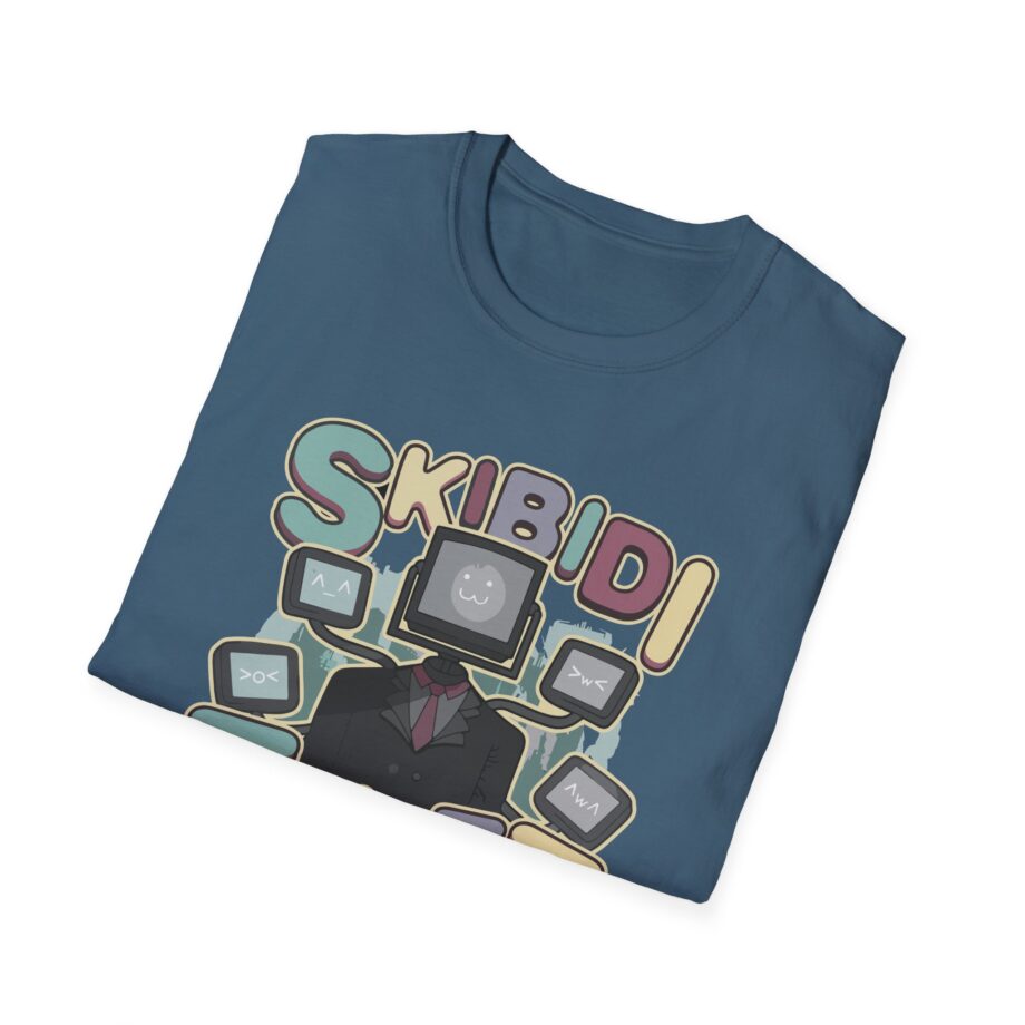 Dafuqboom Large Tv Man Static Unisex Softstyle T-Shirt